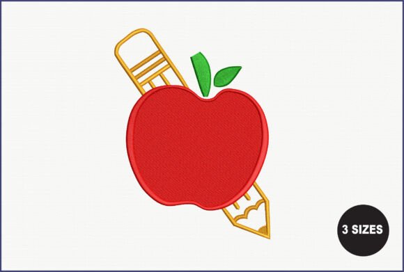Apple and Pencil Embroidery Design Review