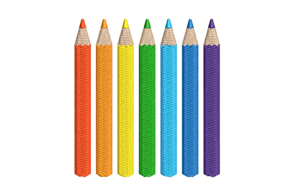 Colorful Pencils Embroidery Review