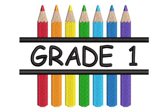 Grade 1 Split Colored Pencils Embroidery Review