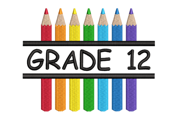 Grade 12 Split Colored Pencils Embroidery Review