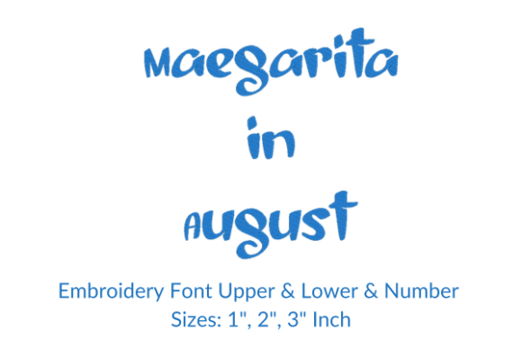 Margarita in August Font Review