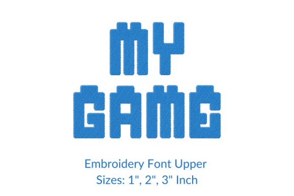 My Game Font Review for Seasonal Embroidery Projects