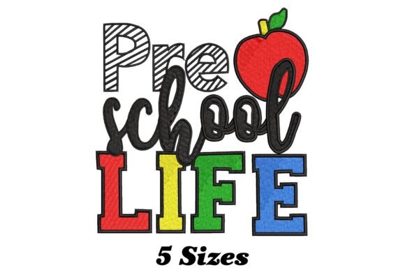 Pre School Life Embroidery Design Review