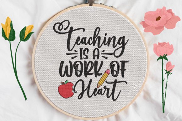 Review: Teaching a is Work of Heart Embroidery