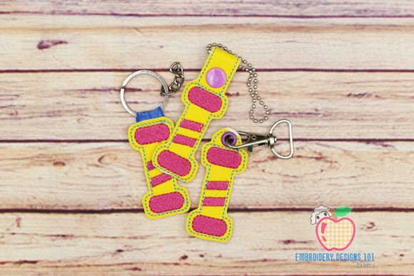 Reviewing LETTERS I ITH Snaptab Keyfob Design