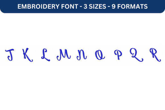 Smoothie Shoppe Font Upper J to R Review