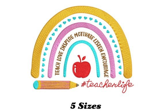 Teach Love Inspire Rainbow Embroidery Review