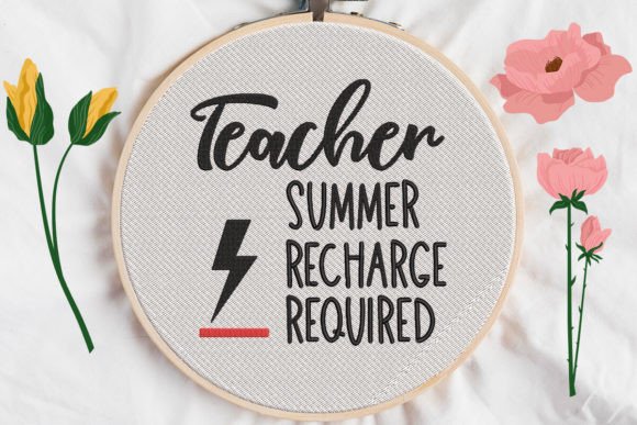 Teacher Summer Recharge Required Embroidery Review