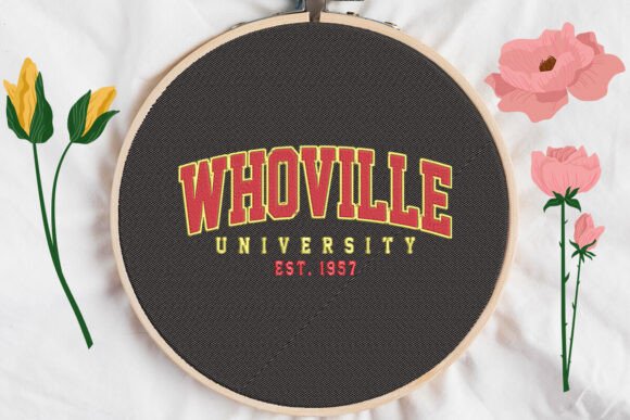 Whovile University Embroidery Review